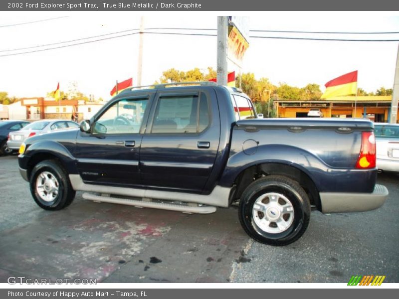 True Blue Metallic / Dark Graphite 2002 Ford Explorer Sport Trac