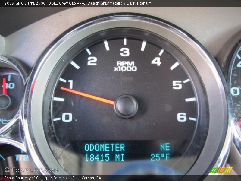 Stealth Gray Metallic / Dark Titanium 2009 GMC Sierra 2500HD SLE Crew Cab 4x4
