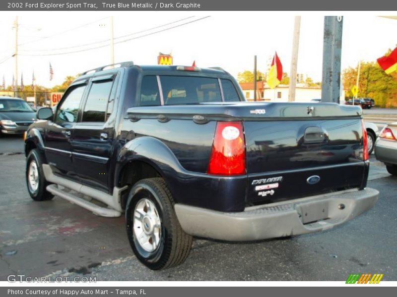 True Blue Metallic / Dark Graphite 2002 Ford Explorer Sport Trac