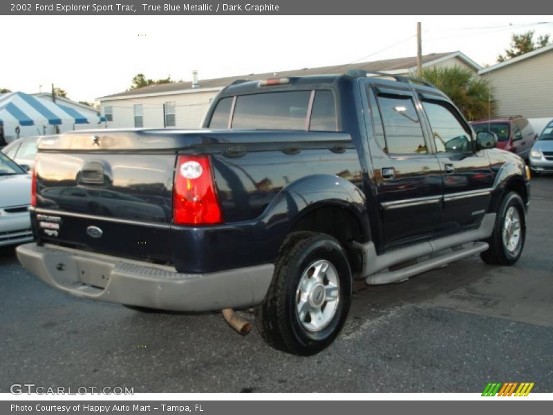 True Blue Metallic / Dark Graphite 2002 Ford Explorer Sport Trac