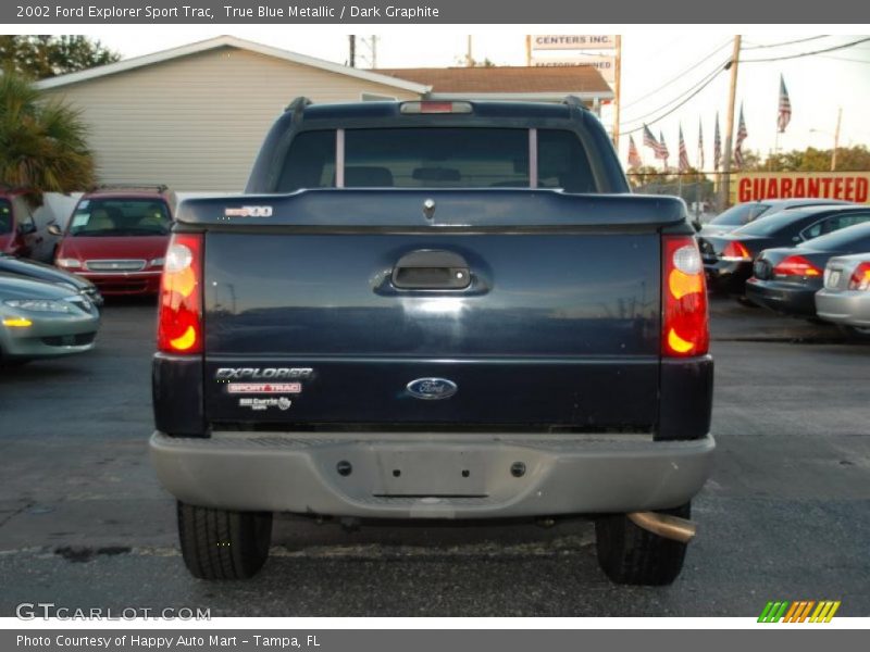True Blue Metallic / Dark Graphite 2002 Ford Explorer Sport Trac