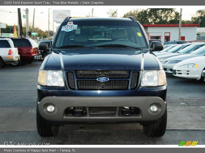 True Blue Metallic / Dark Graphite 2002 Ford Explorer Sport Trac