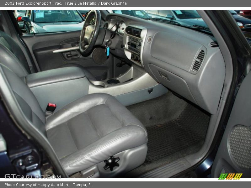 True Blue Metallic / Dark Graphite 2002 Ford Explorer Sport Trac