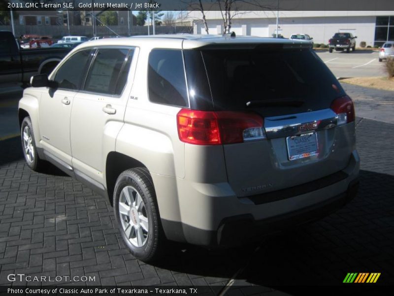 Gold Mist Metallic / Jet Black 2011 GMC Terrain SLE