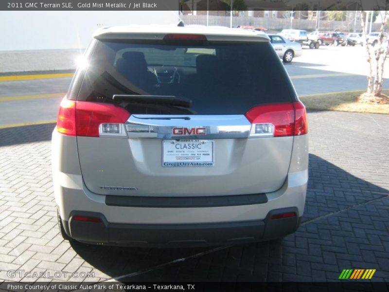 Gold Mist Metallic / Jet Black 2011 GMC Terrain SLE