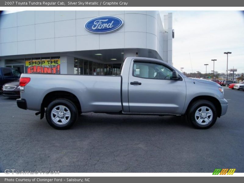 Silver Sky Metallic / Graphite Gray 2007 Toyota Tundra Regular Cab