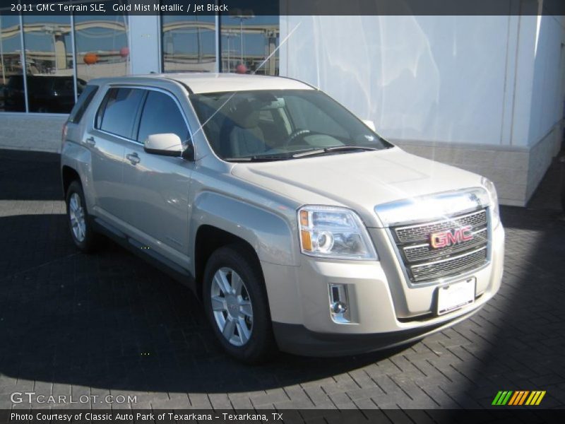 Gold Mist Metallic / Jet Black 2011 GMC Terrain SLE