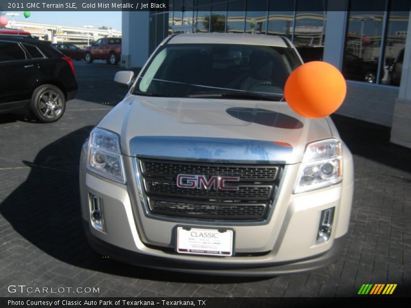 Gold Mist Metallic / Jet Black 2011 GMC Terrain SLE