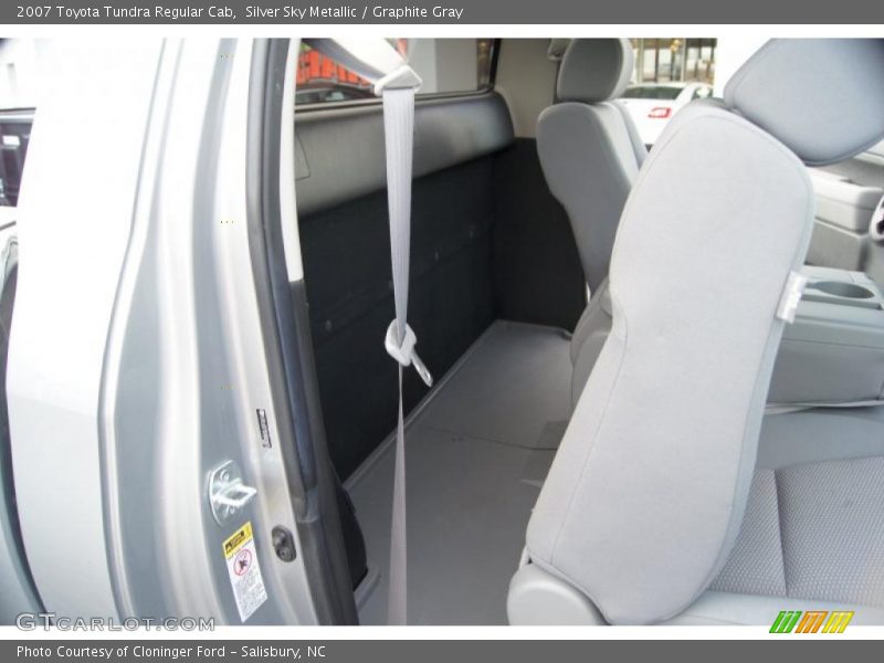 Silver Sky Metallic / Graphite Gray 2007 Toyota Tundra Regular Cab