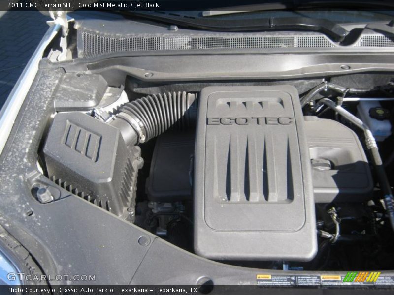 Gold Mist Metallic / Jet Black 2011 GMC Terrain SLE