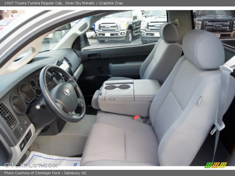 Silver Sky Metallic / Graphite Gray 2007 Toyota Tundra Regular Cab