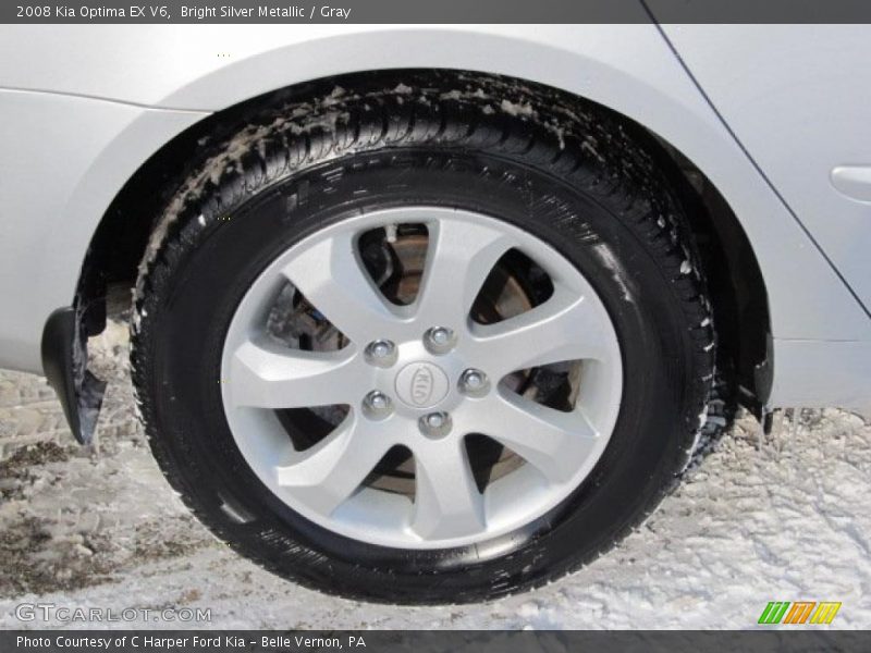 Bright Silver Metallic / Gray 2008 Kia Optima EX V6
