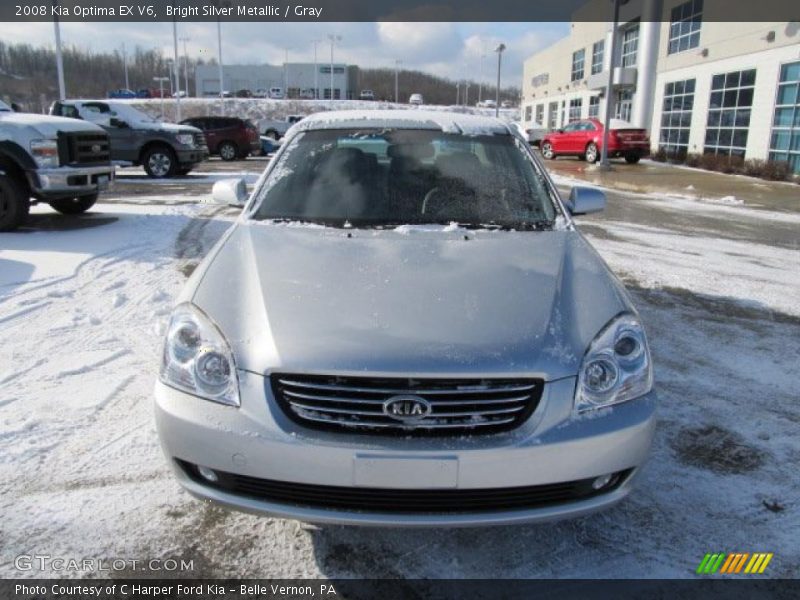 Bright Silver Metallic / Gray 2008 Kia Optima EX V6