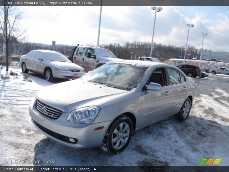 Bright Silver Metallic / Gray 2008 Kia Optima EX V6