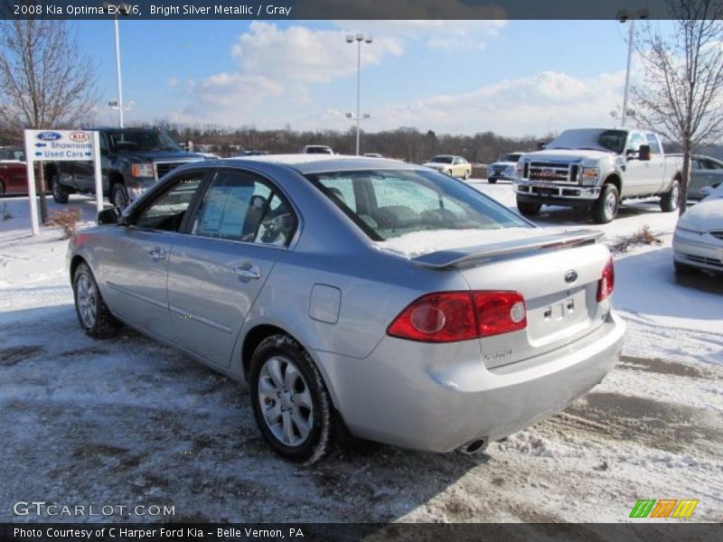 Bright Silver Metallic / Gray 2008 Kia Optima EX V6