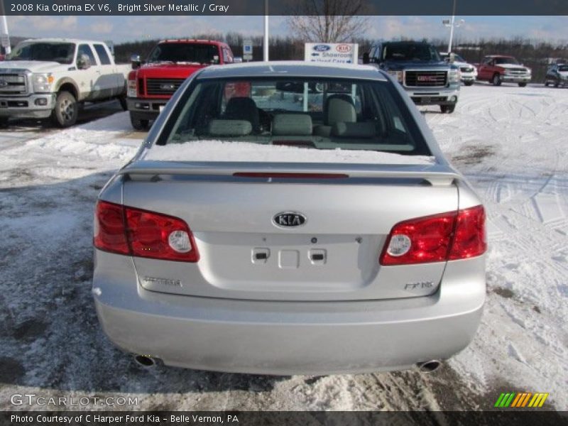 Bright Silver Metallic / Gray 2008 Kia Optima EX V6