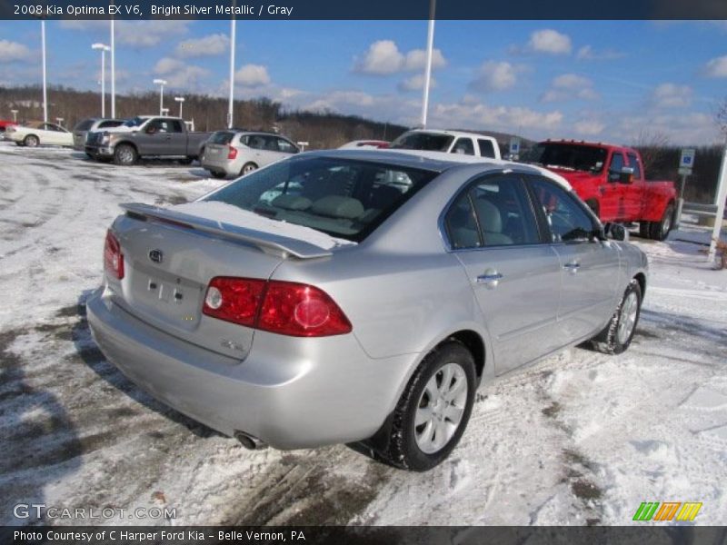 Bright Silver Metallic / Gray 2008 Kia Optima EX V6