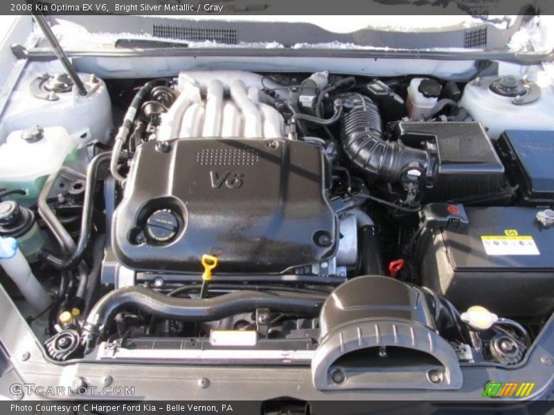 Bright Silver Metallic / Gray 2008 Kia Optima EX V6