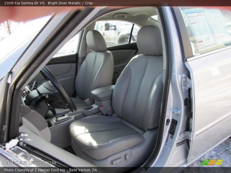 Bright Silver Metallic / Gray 2008 Kia Optima EX V6