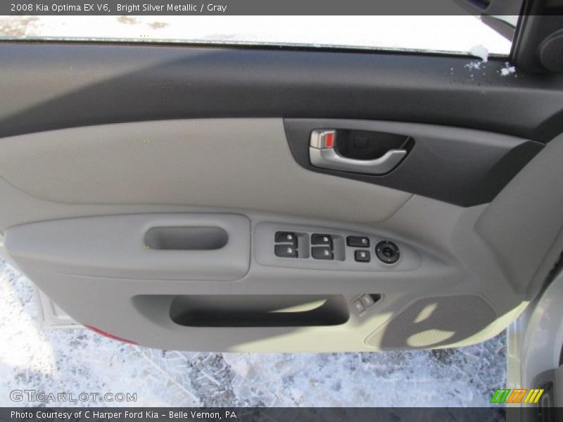 Bright Silver Metallic / Gray 2008 Kia Optima EX V6
