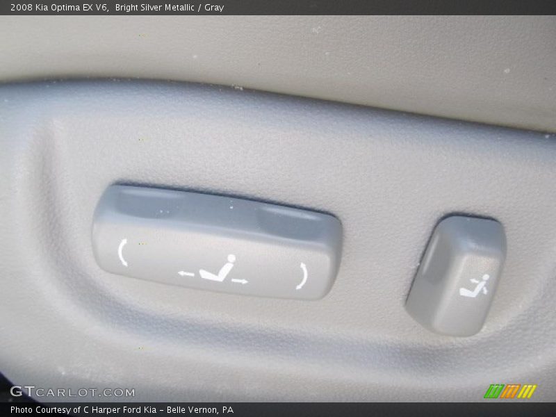 Bright Silver Metallic / Gray 2008 Kia Optima EX V6