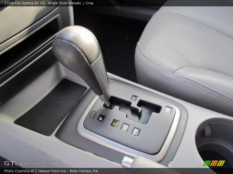 Bright Silver Metallic / Gray 2008 Kia Optima EX V6