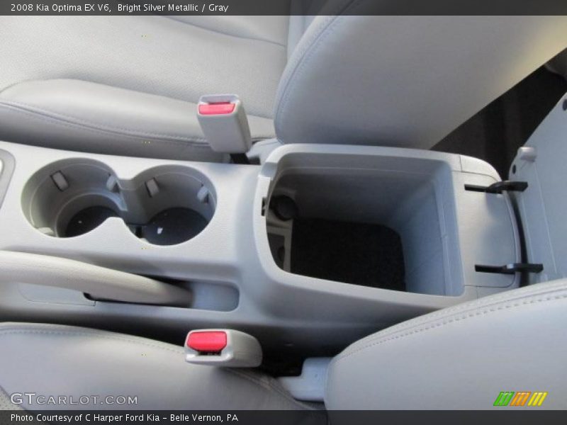 Bright Silver Metallic / Gray 2008 Kia Optima EX V6