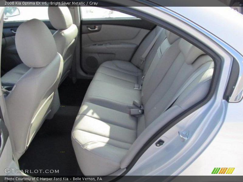 Bright Silver Metallic / Gray 2008 Kia Optima EX V6