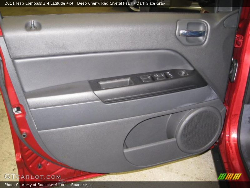 Deep Cherry Red Crystal Pearl / Dark Slate Gray 2011 Jeep Compass 2.4 Latitude 4x4