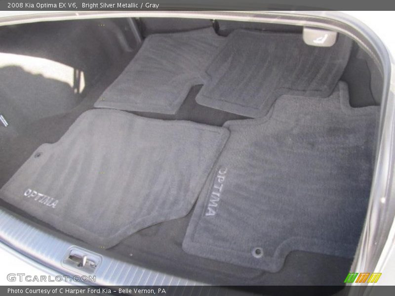 Bright Silver Metallic / Gray 2008 Kia Optima EX V6