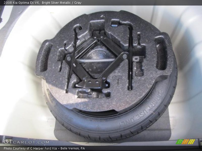 Bright Silver Metallic / Gray 2008 Kia Optima EX V6