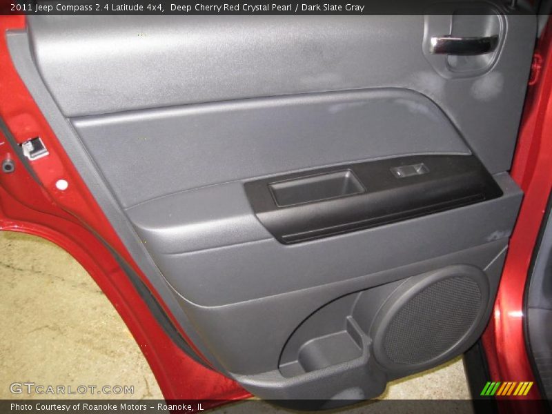 Deep Cherry Red Crystal Pearl / Dark Slate Gray 2011 Jeep Compass 2.4 Latitude 4x4