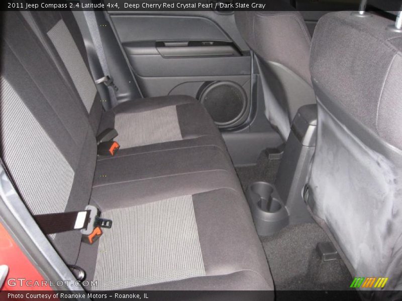 Deep Cherry Red Crystal Pearl / Dark Slate Gray 2011 Jeep Compass 2.4 Latitude 4x4