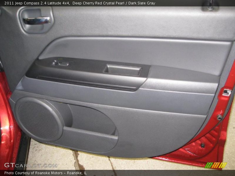 Deep Cherry Red Crystal Pearl / Dark Slate Gray 2011 Jeep Compass 2.4 Latitude 4x4