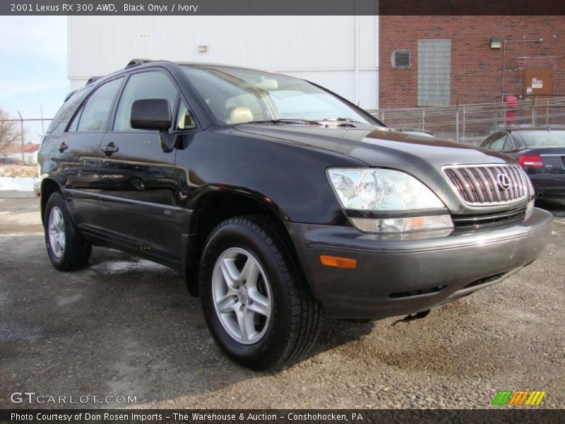 Black Onyx / Ivory 2001 Lexus RX 300 AWD