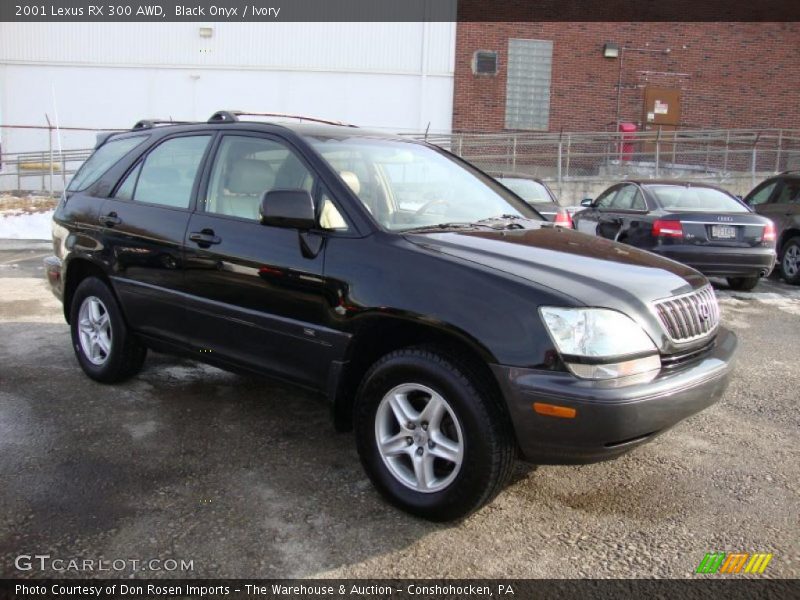 Black Onyx / Ivory 2001 Lexus RX 300 AWD