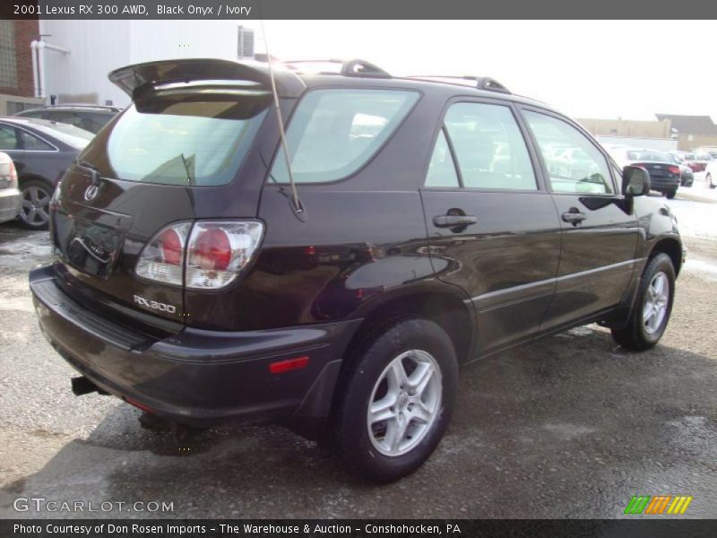 Black Onyx / Ivory 2001 Lexus RX 300 AWD