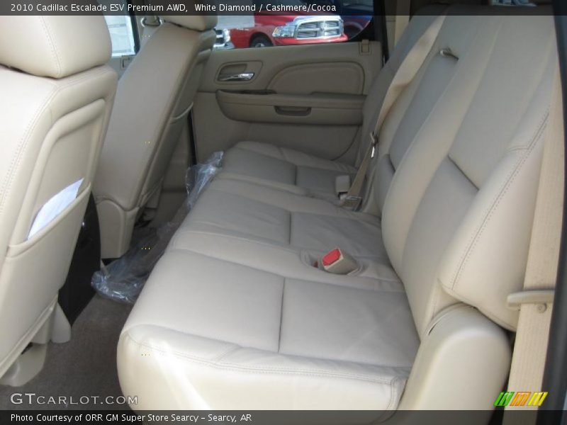White Diamond / Cashmere/Cocoa 2010 Cadillac Escalade ESV Premium AWD