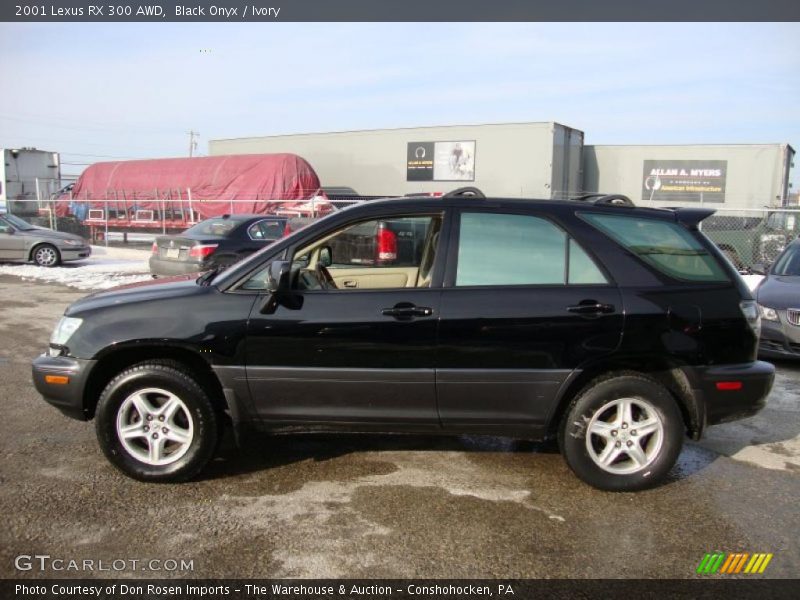 Black Onyx / Ivory 2001 Lexus RX 300 AWD