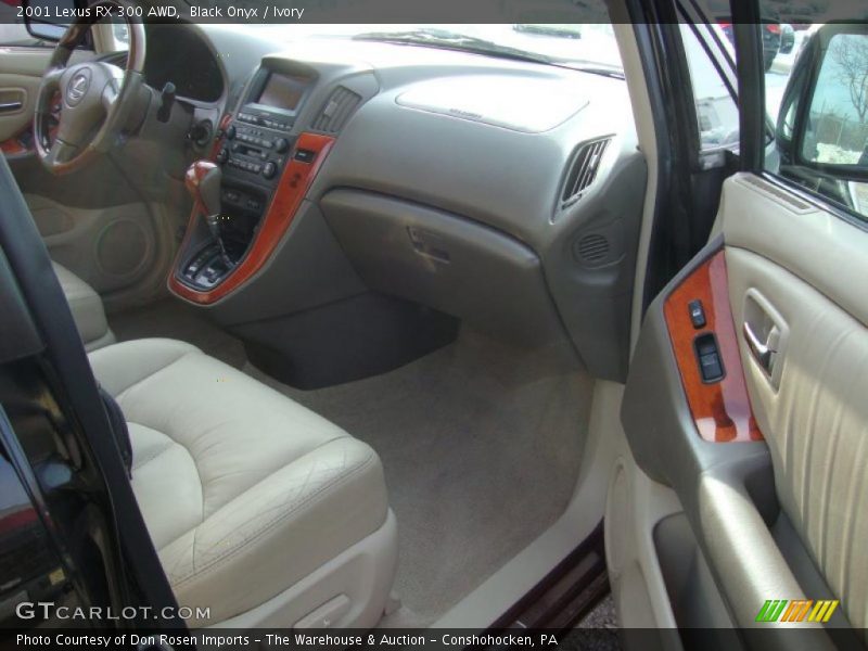 Black Onyx / Ivory 2001 Lexus RX 300 AWD
