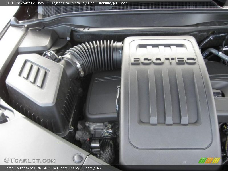 Cyber Gray Metallic / Light Titanium/Jet Black 2011 Chevrolet Equinox LS