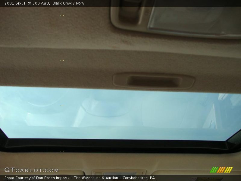 Black Onyx / Ivory 2001 Lexus RX 300 AWD
