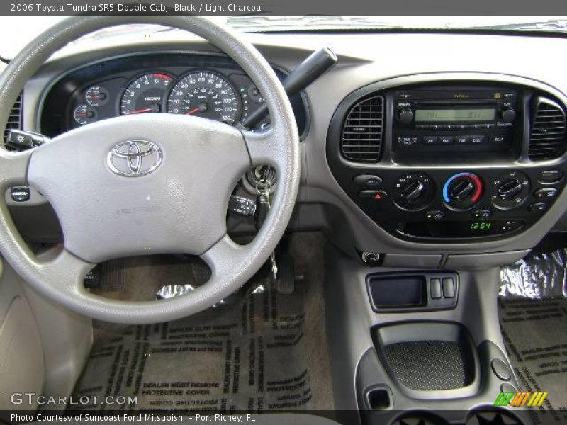 Black / Light Charcoal 2006 Toyota Tundra SR5 Double Cab