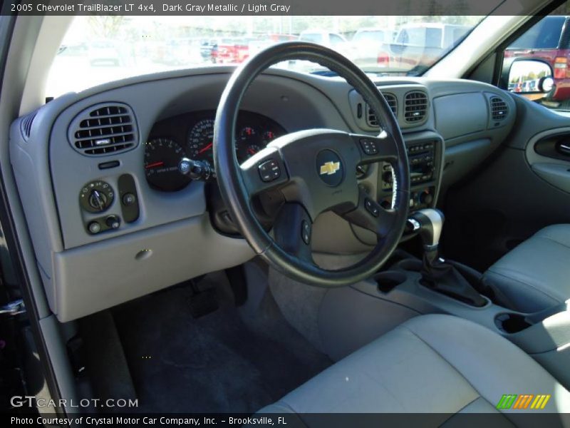 Dark Gray Metallic / Light Gray 2005 Chevrolet TrailBlazer LT 4x4