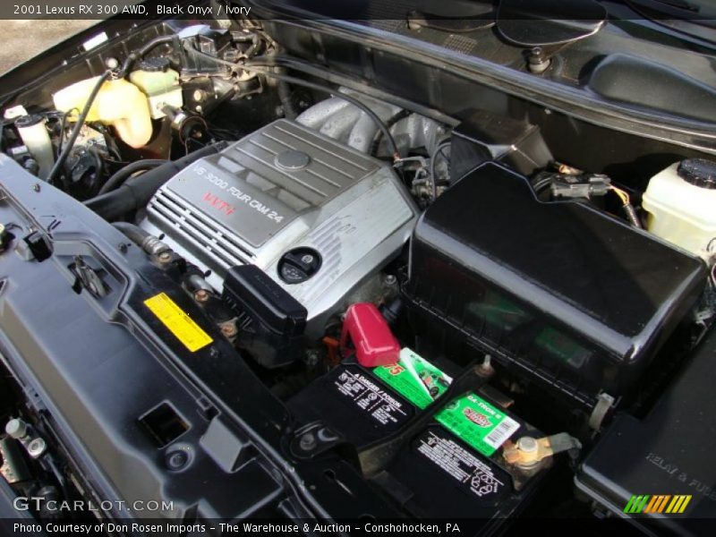 Black Onyx / Ivory 2001 Lexus RX 300 AWD