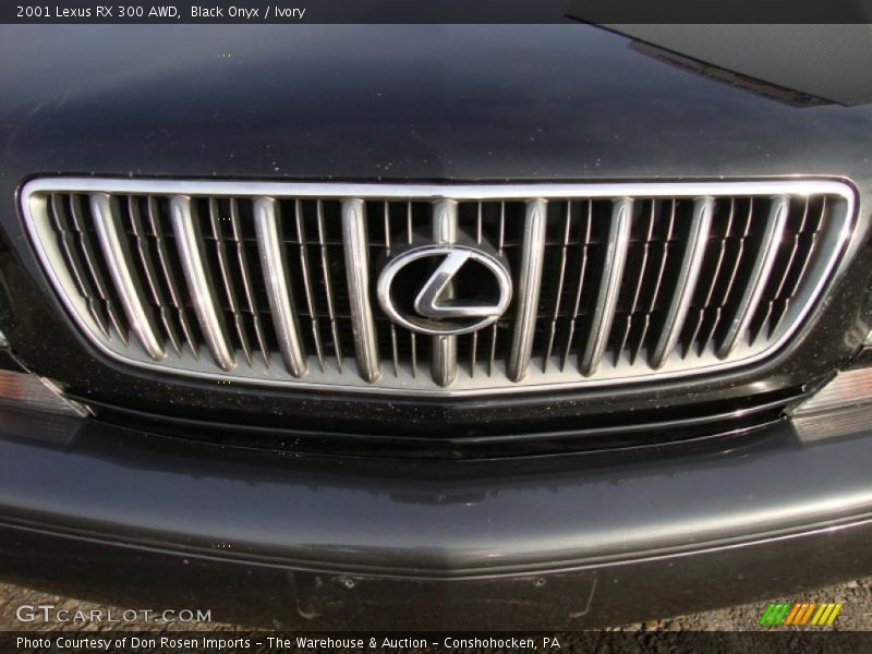 Black Onyx / Ivory 2001 Lexus RX 300 AWD