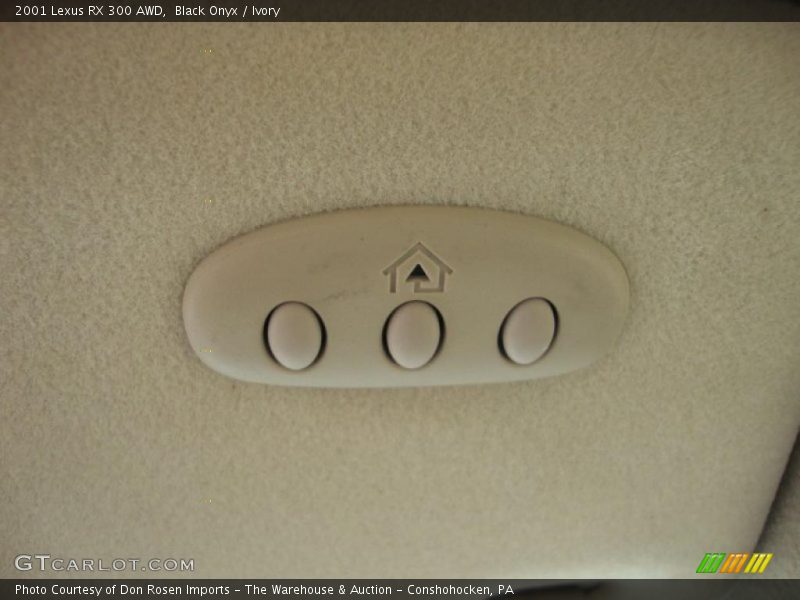 Black Onyx / Ivory 2001 Lexus RX 300 AWD
