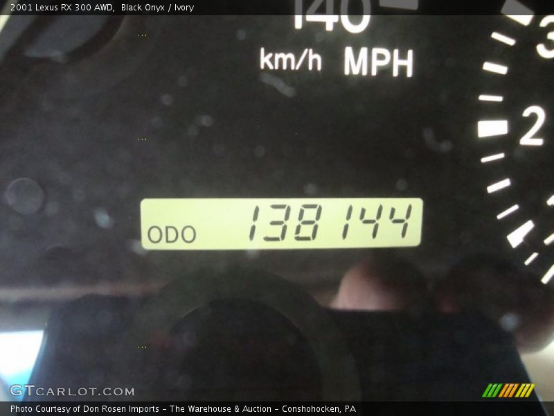 Black Onyx / Ivory 2001 Lexus RX 300 AWD
