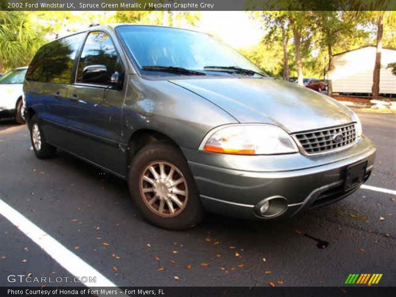 Spruce Green Metallic / Medium Graphite Grey 2002 Ford Windstar LX