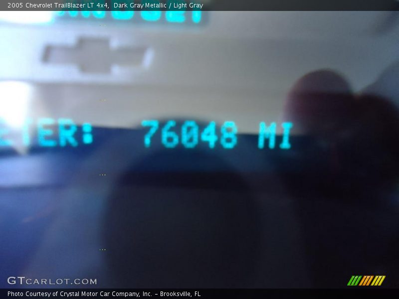 Dark Gray Metallic / Light Gray 2005 Chevrolet TrailBlazer LT 4x4